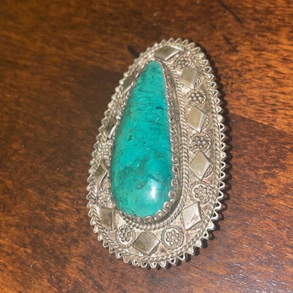Vintage sterling silver & turquoise - Picture 3 of 6